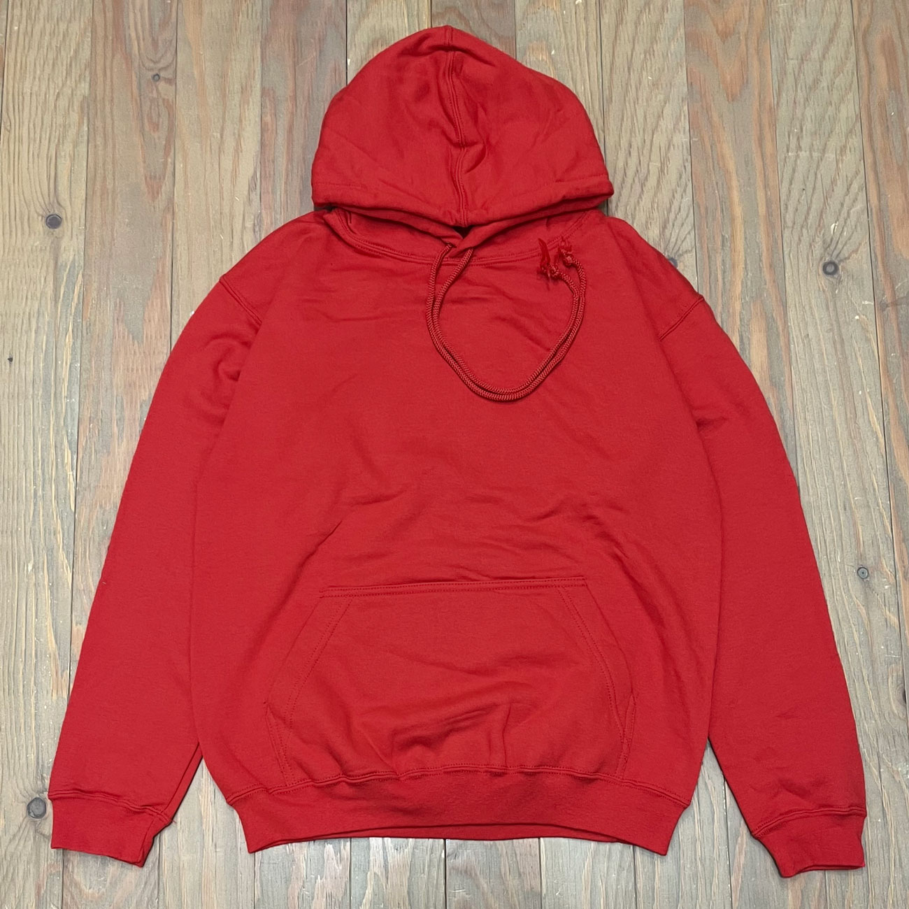 BAD VIBES ANGER KUSO NO MEGANE HOODIE RED