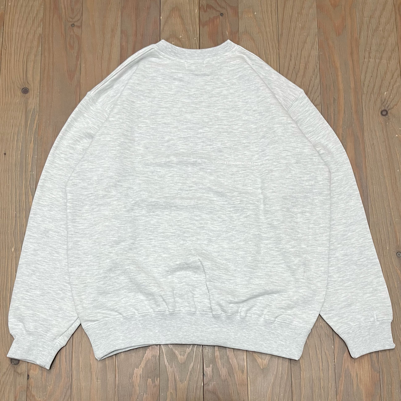 COLOR COMMUNICATIONS DRIP EBM LETTER CREW SWEAT