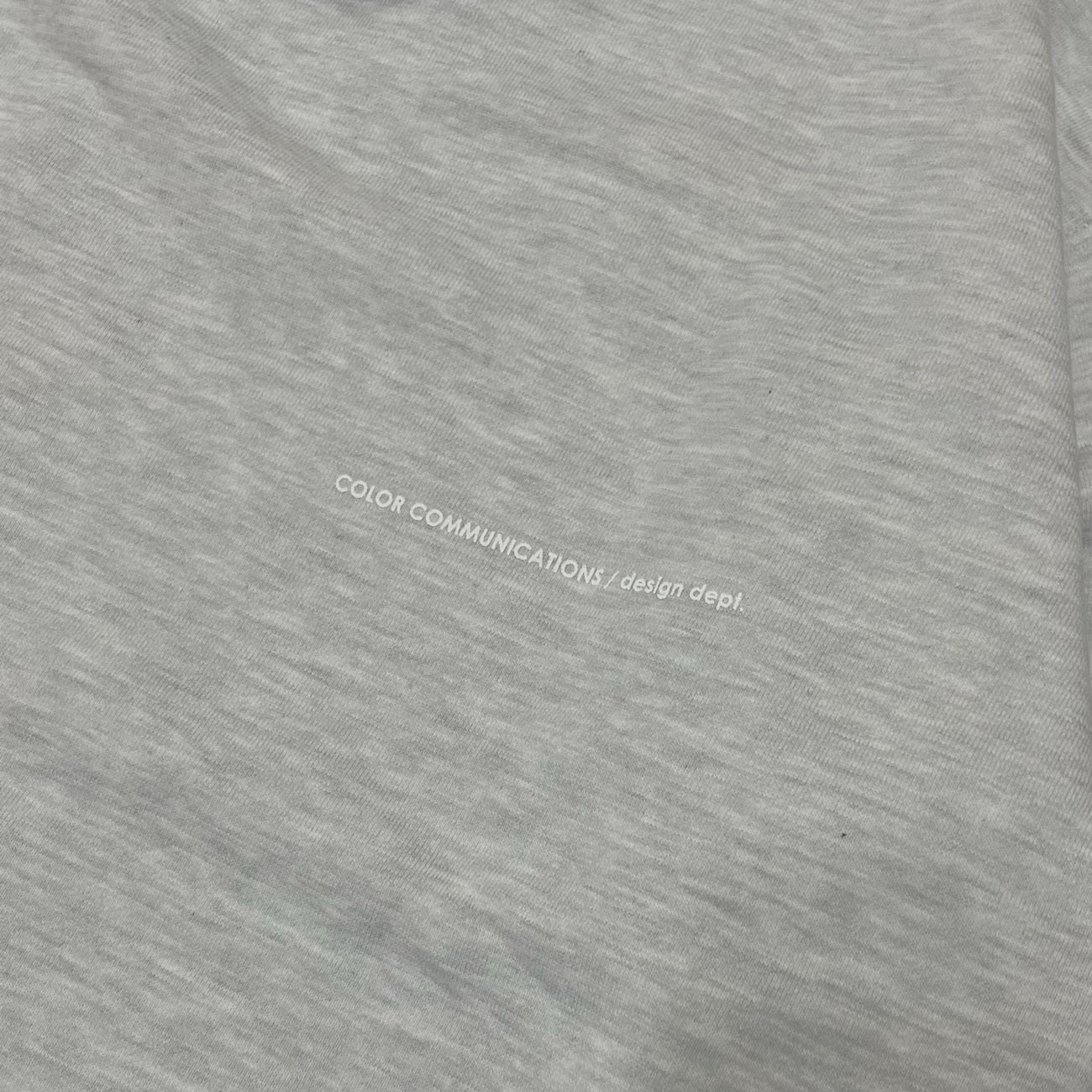 COLOR COMMUNICATIONS DRIP EMB LETTER HOOD SWEAT