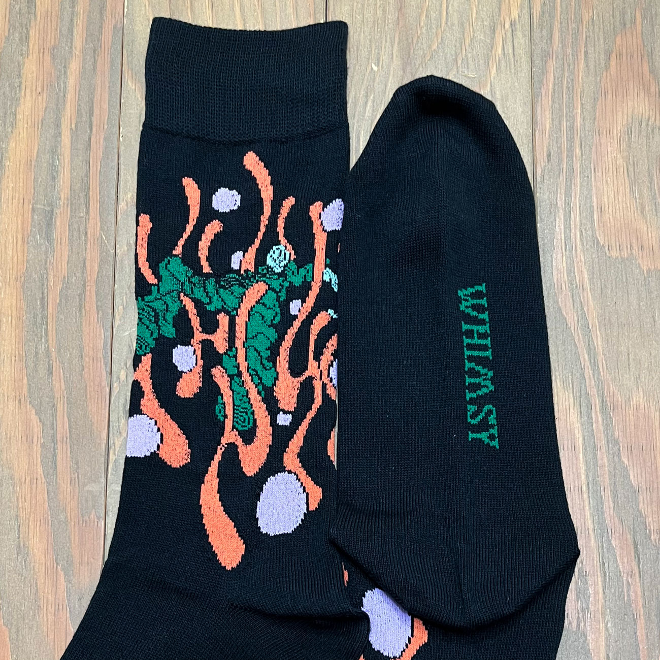 WHIMSY FLOATING SOX BLACK