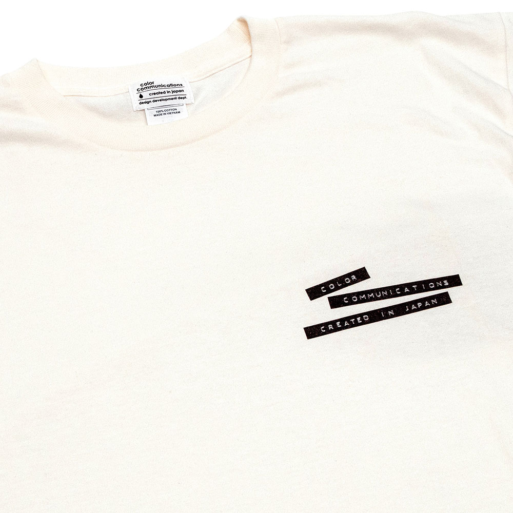 COLOR COMMUNICATIONS EMBOSSING LABEL T-SHIRT