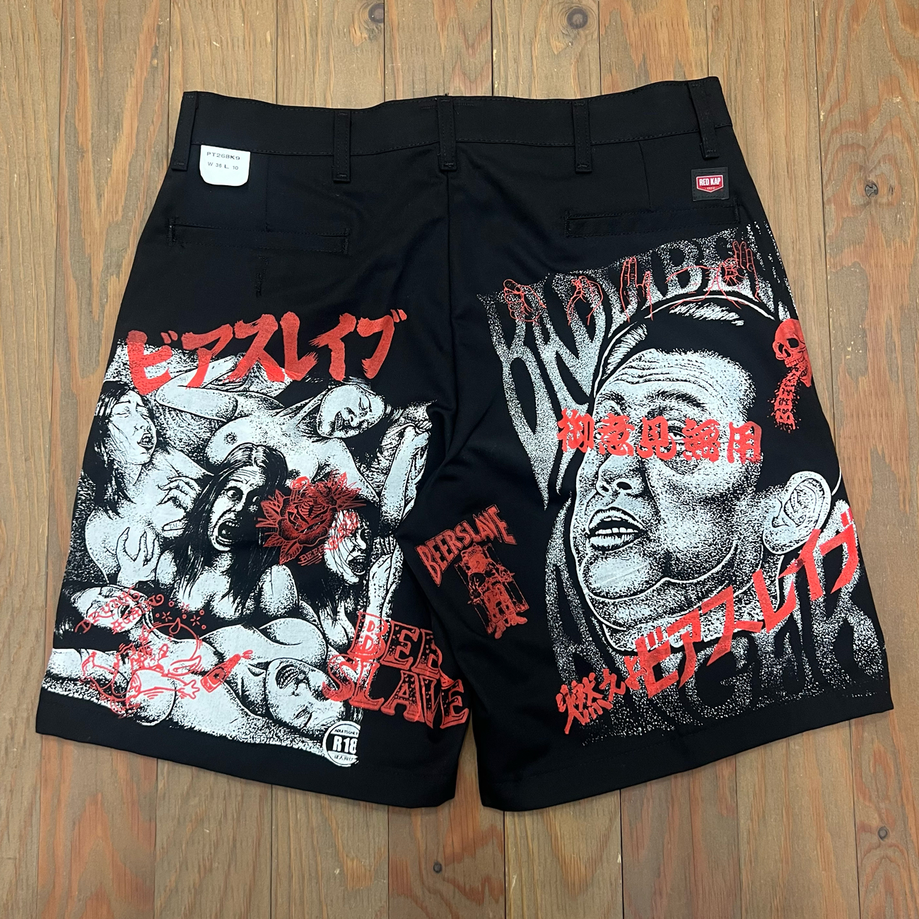BEER SLAVE WORK SHORTS