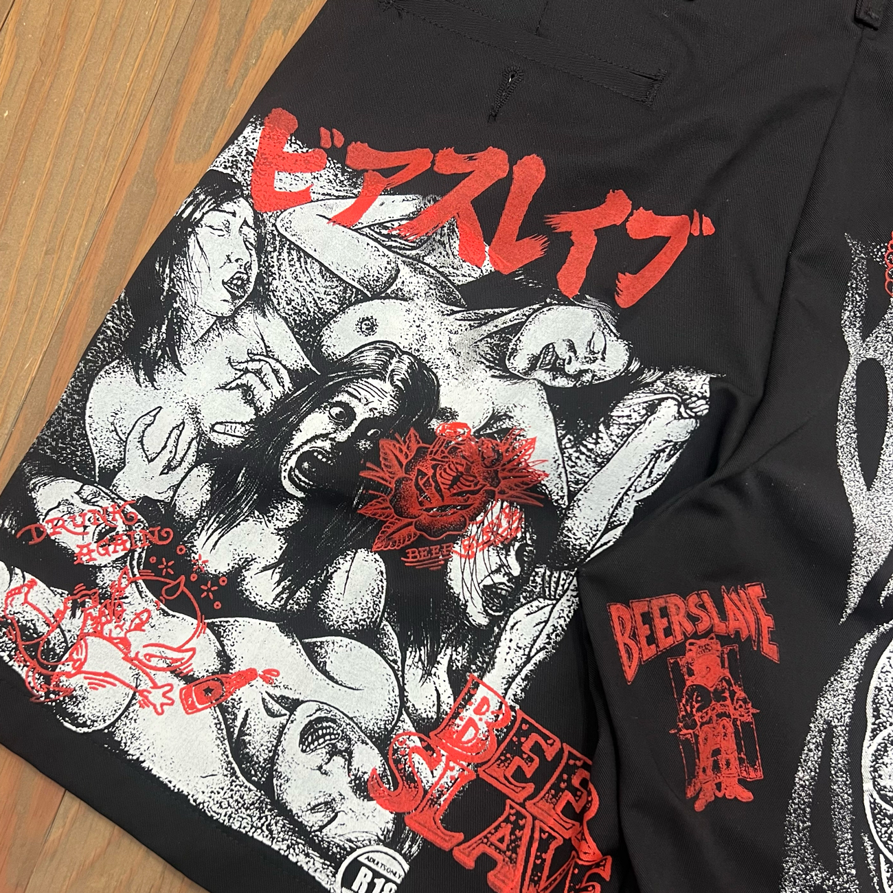 BEER SLAVE WORK SHORTS