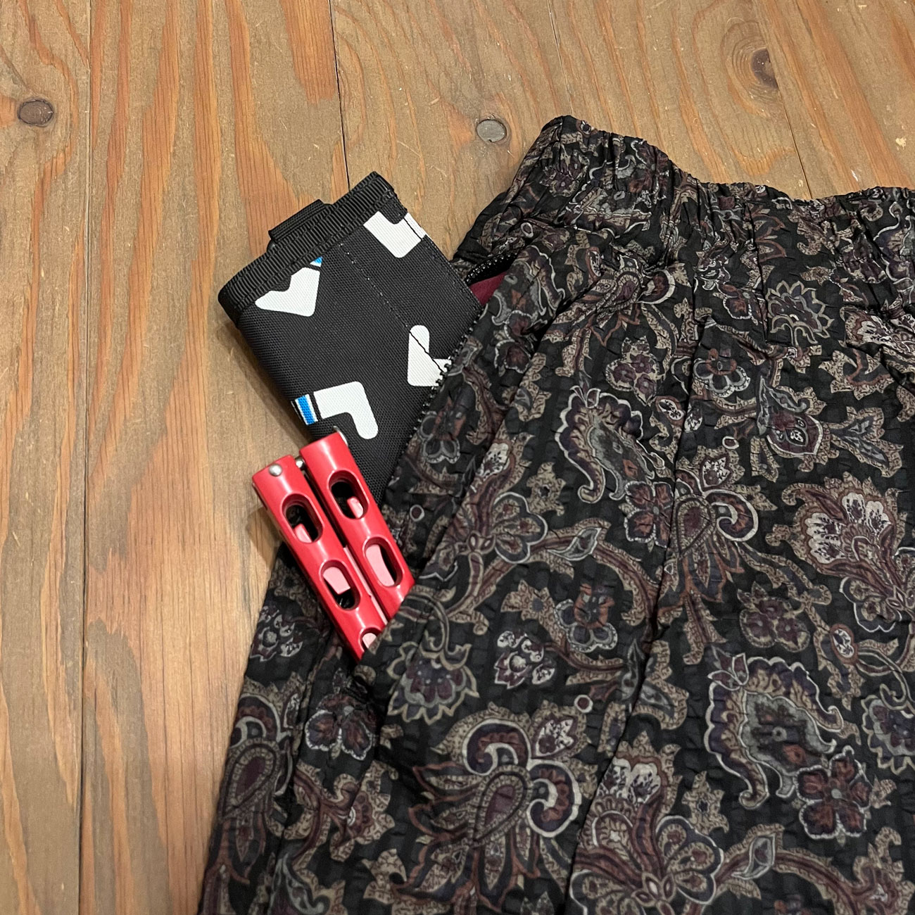 TIGHTBOOTH PAISLEY VELOR BALLOON PANTS DBxXv-m58833723849 