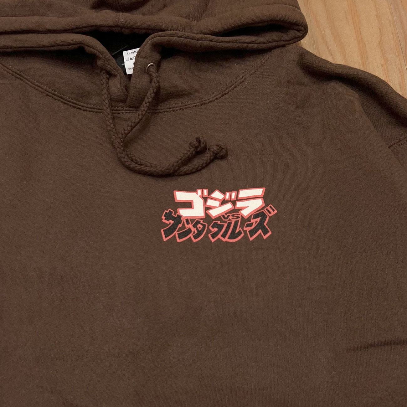 SANTA CRUZ x GODZILLA HAND FRONT HOODIE 