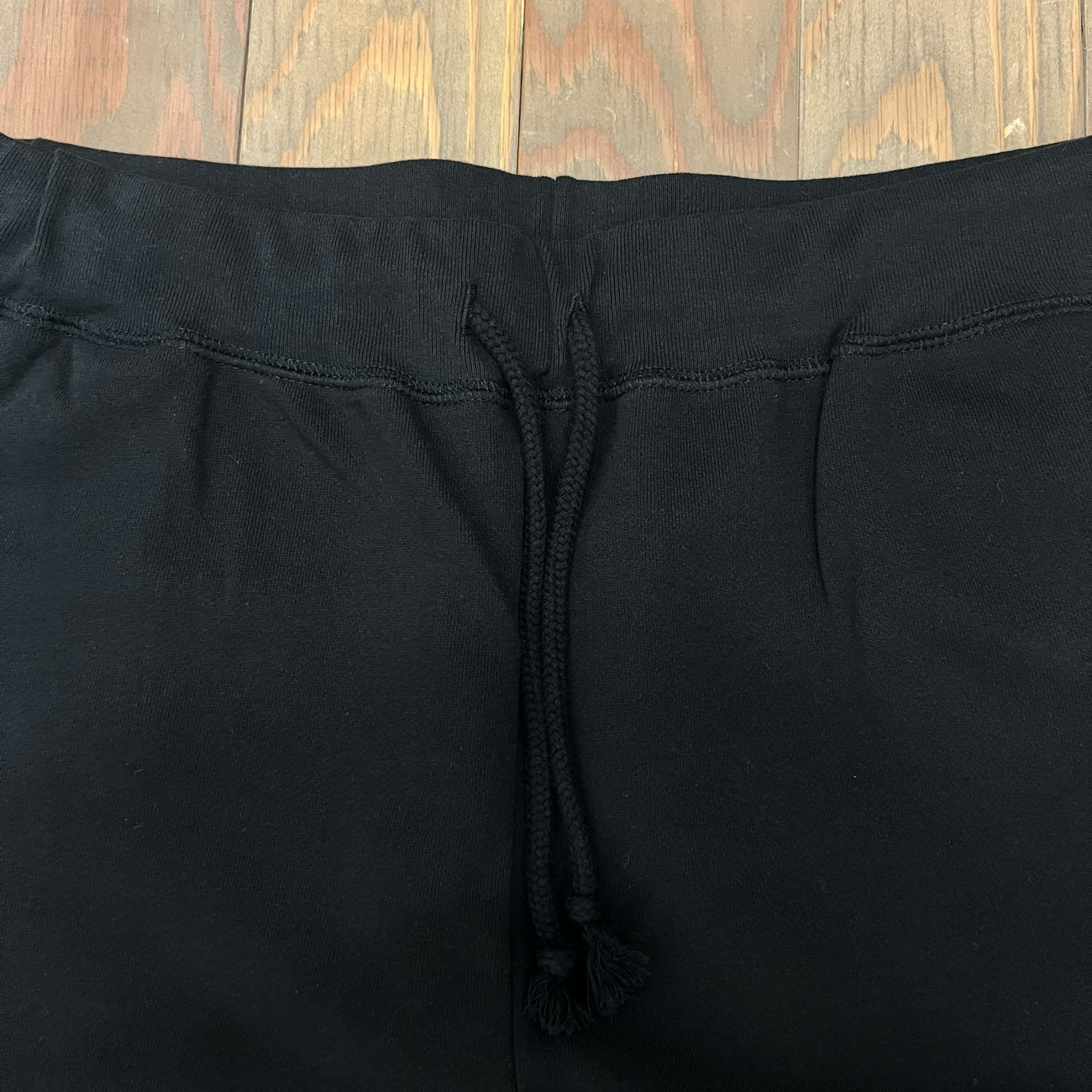 COLOR COMMUNICATIONS DRIP EMB LETTER SWEAT PANTS BLACK