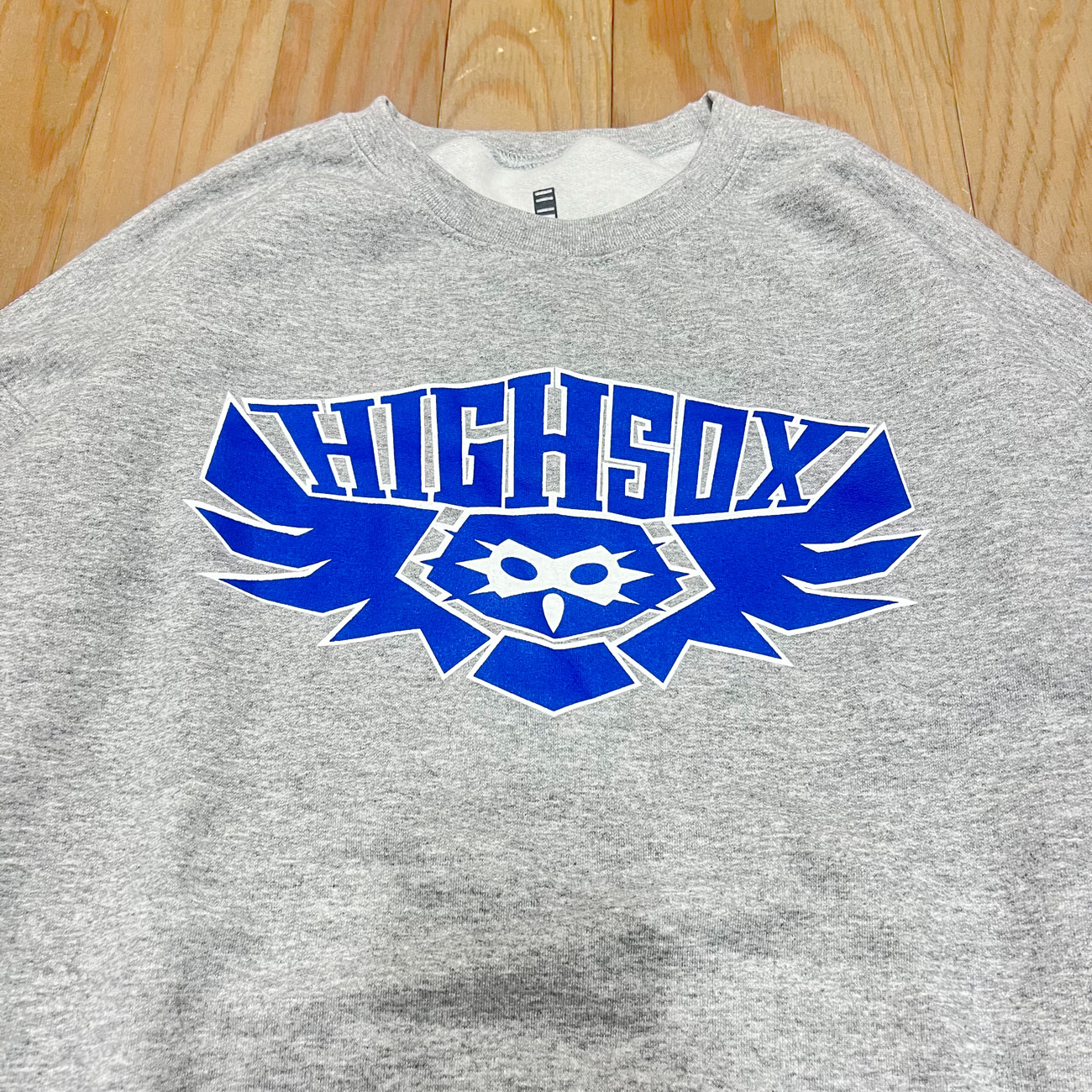 HIGHSOX HIGH OWL CREW GREY