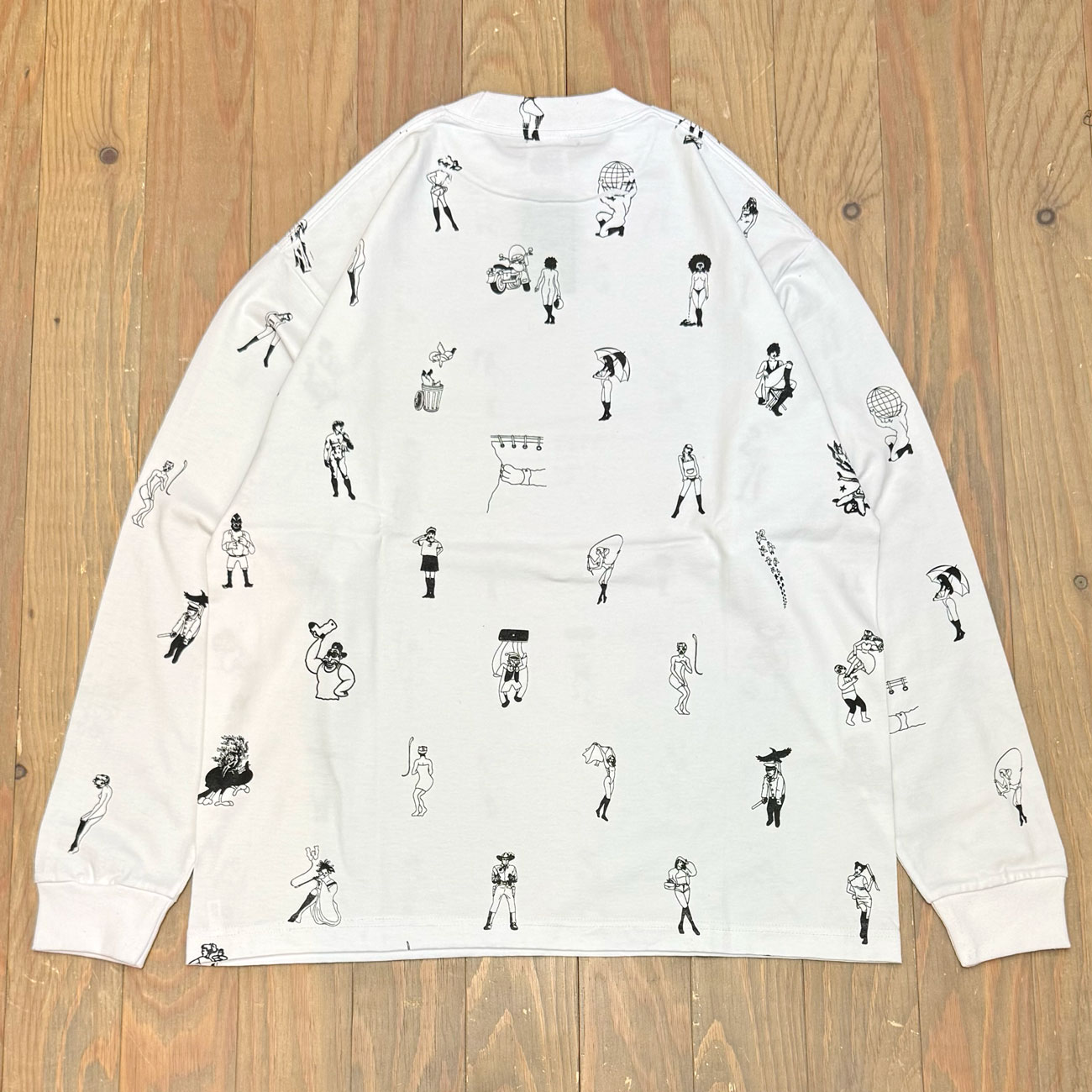 WHIMSY PIN-UP GIRLS L/S TEE