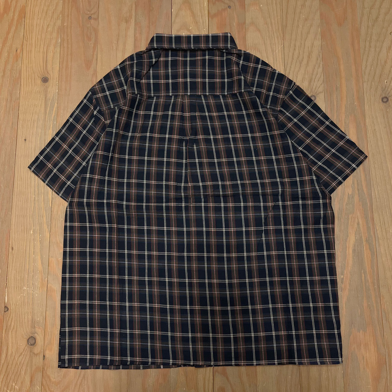 PASS~PORT WORKERS CHECK SHIRT SHORT-SLEEVE R44