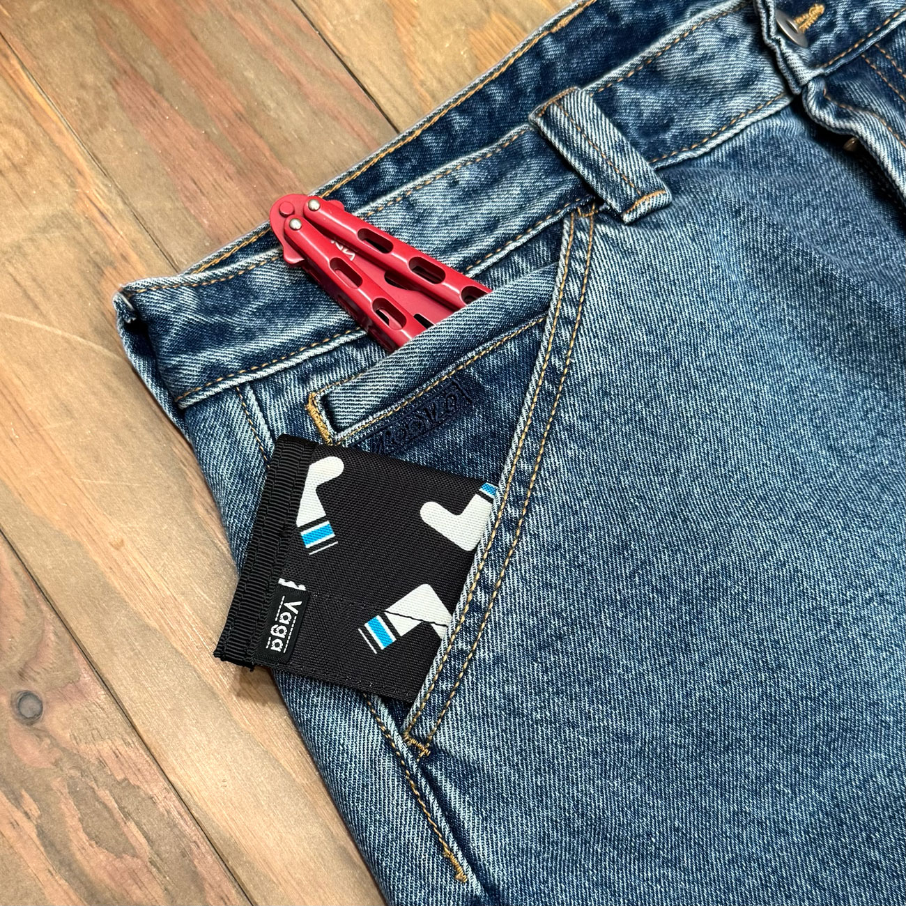 KROOKED EYES DENIM PANTS