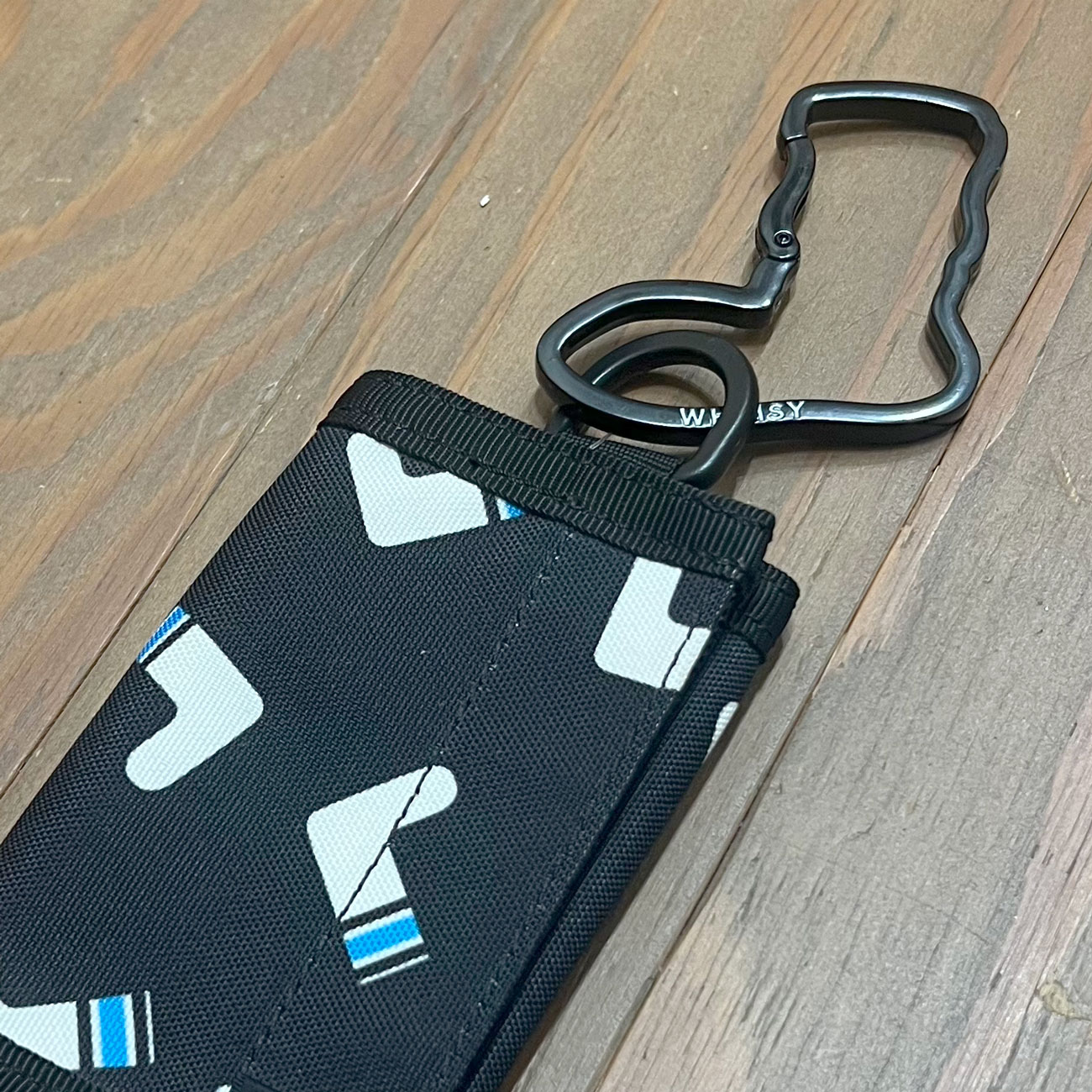WHIMSY SOCKS LOGO CARABINER