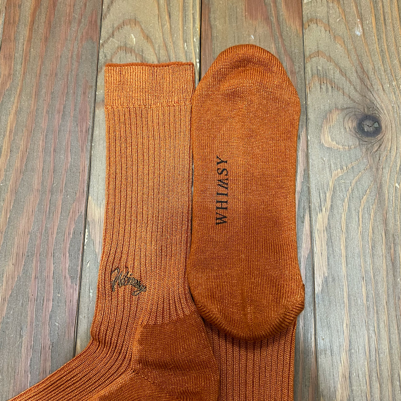 WHIMSY EMJAY SOCKS ORANGE