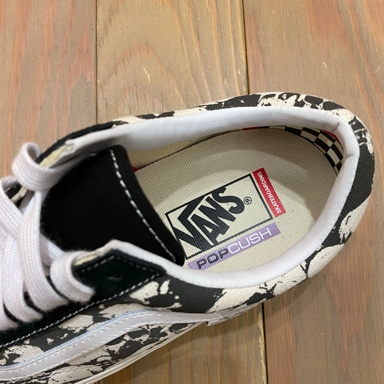 VANS SKATE OLD SKOOL SKULL PILE