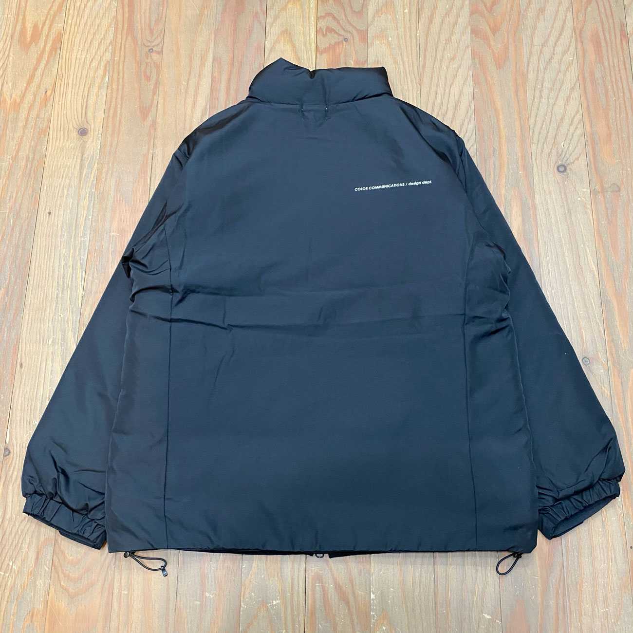 COLOR COMMUNICATIONS DRIP EMB STAND COLLAR JACKET