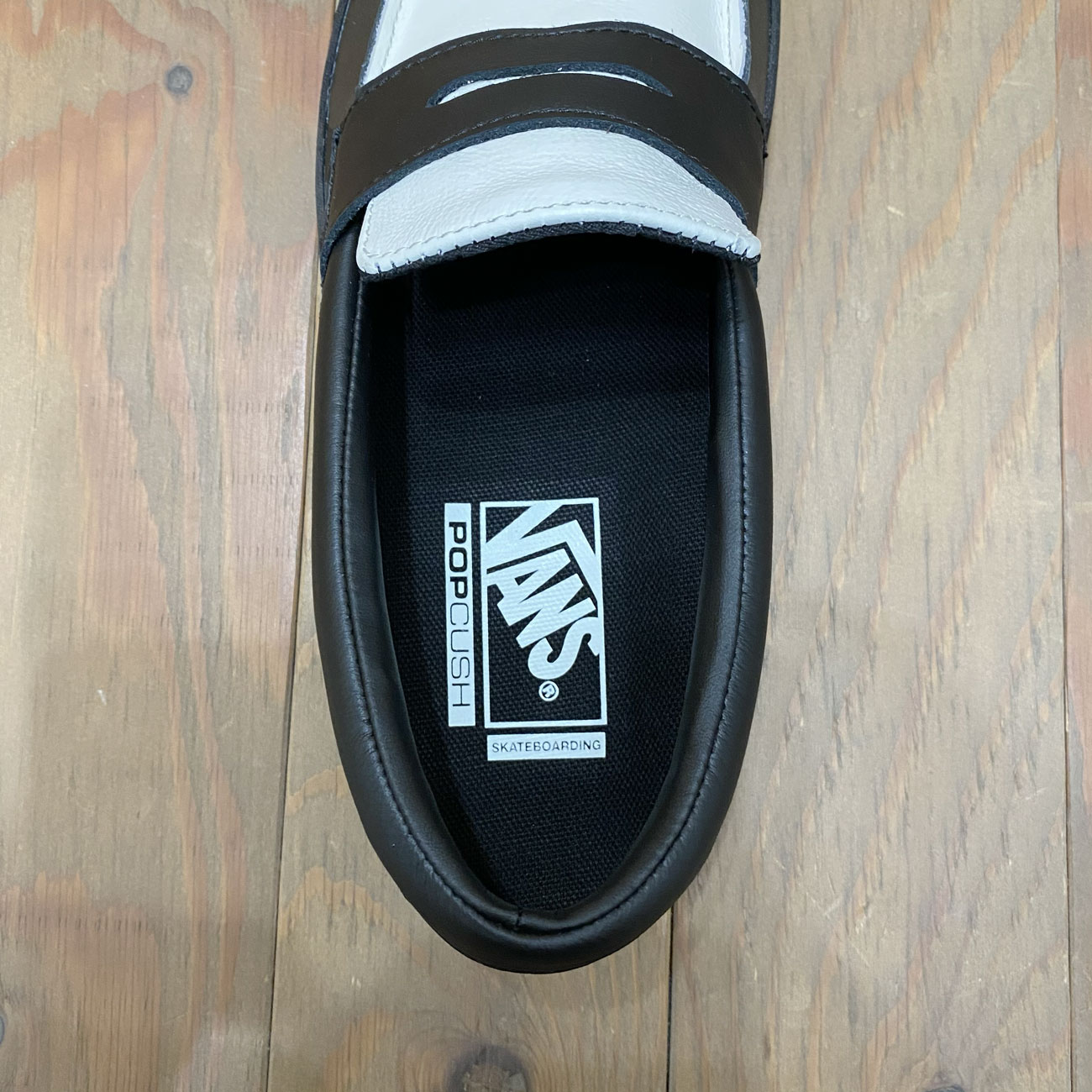 VANS LOAFER  BLACK/WHITE