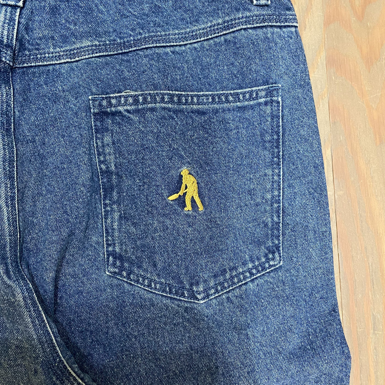 PASS PORT RECYCLED DENIM WORKERS CLUB STRAIGHT LEG JEAN