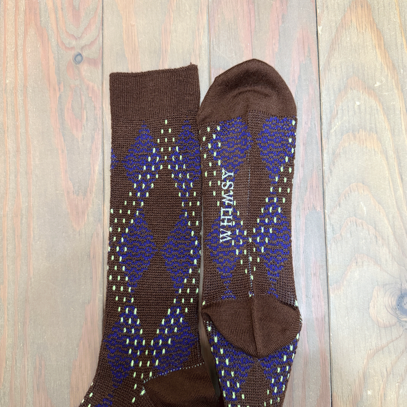 WHIMSY BIG ARGYLE SOX