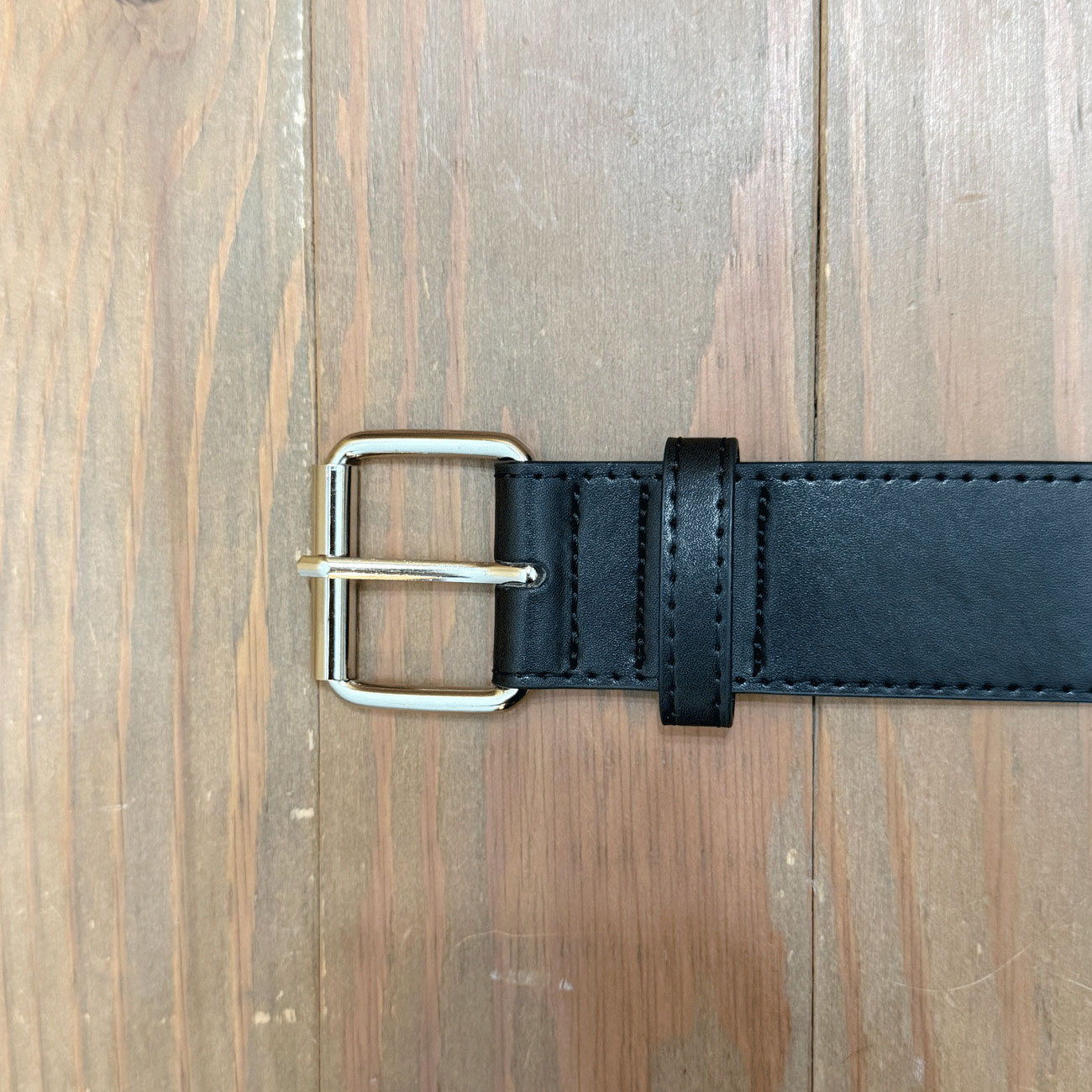 LOOSEY LOVES YOU BLUE CHECKERED STUD FINDER BELT