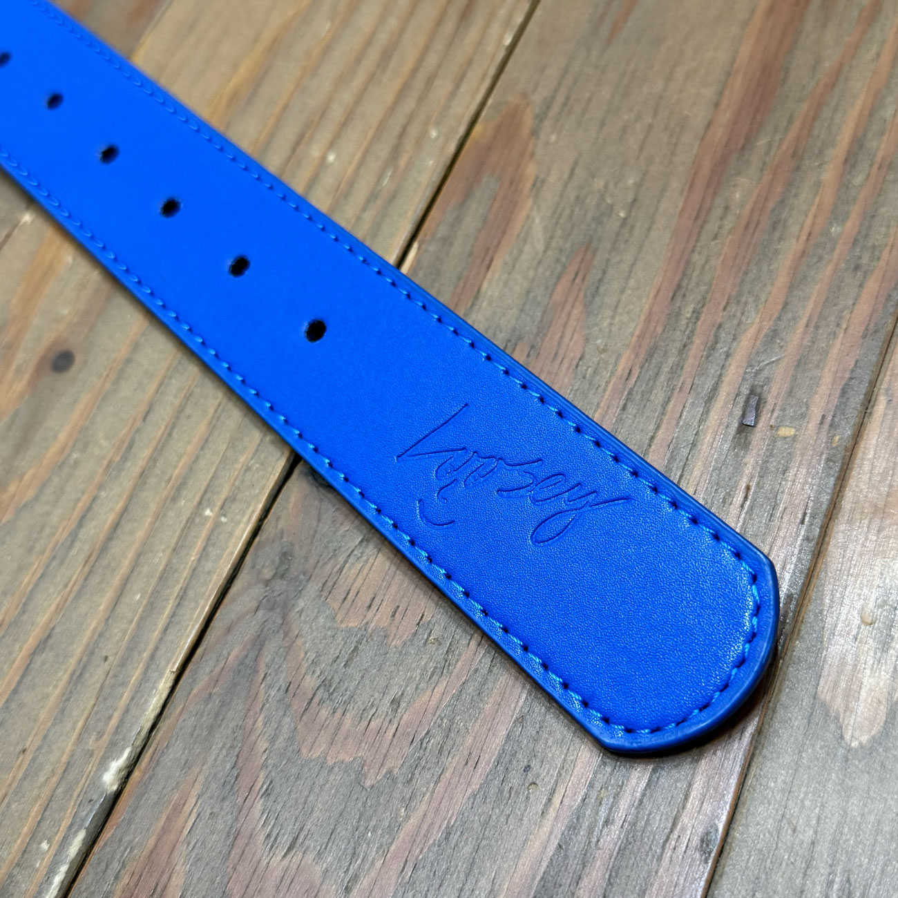 LOOSEY LOVES YOU ROYAL RHINESTONE BELT