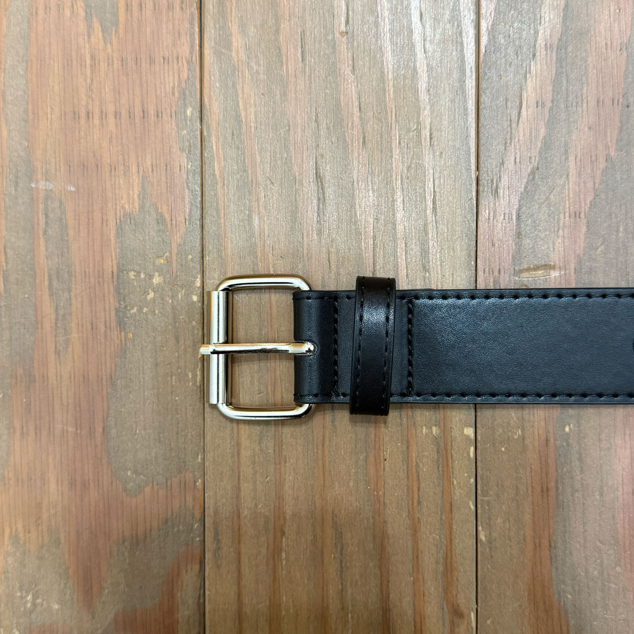 LOOSEY LOVES YOU BLACK RHINESTONE BELT