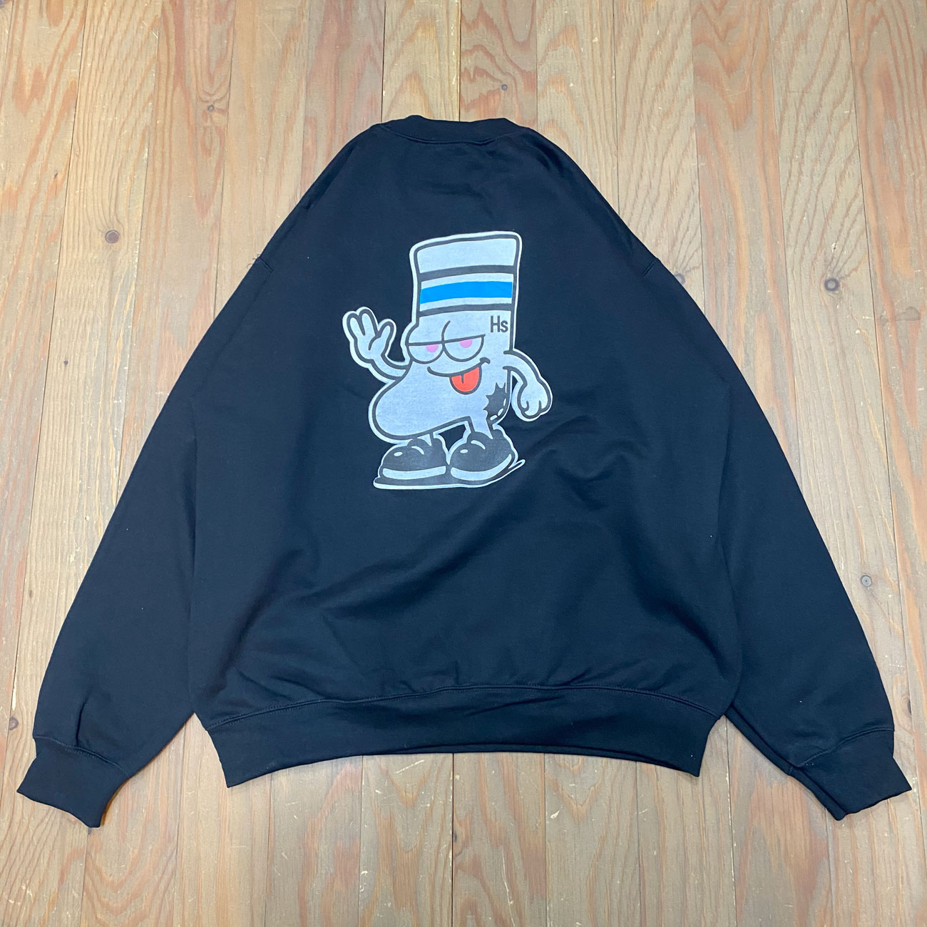 HIGHS0Xくんトレーナー BLACK