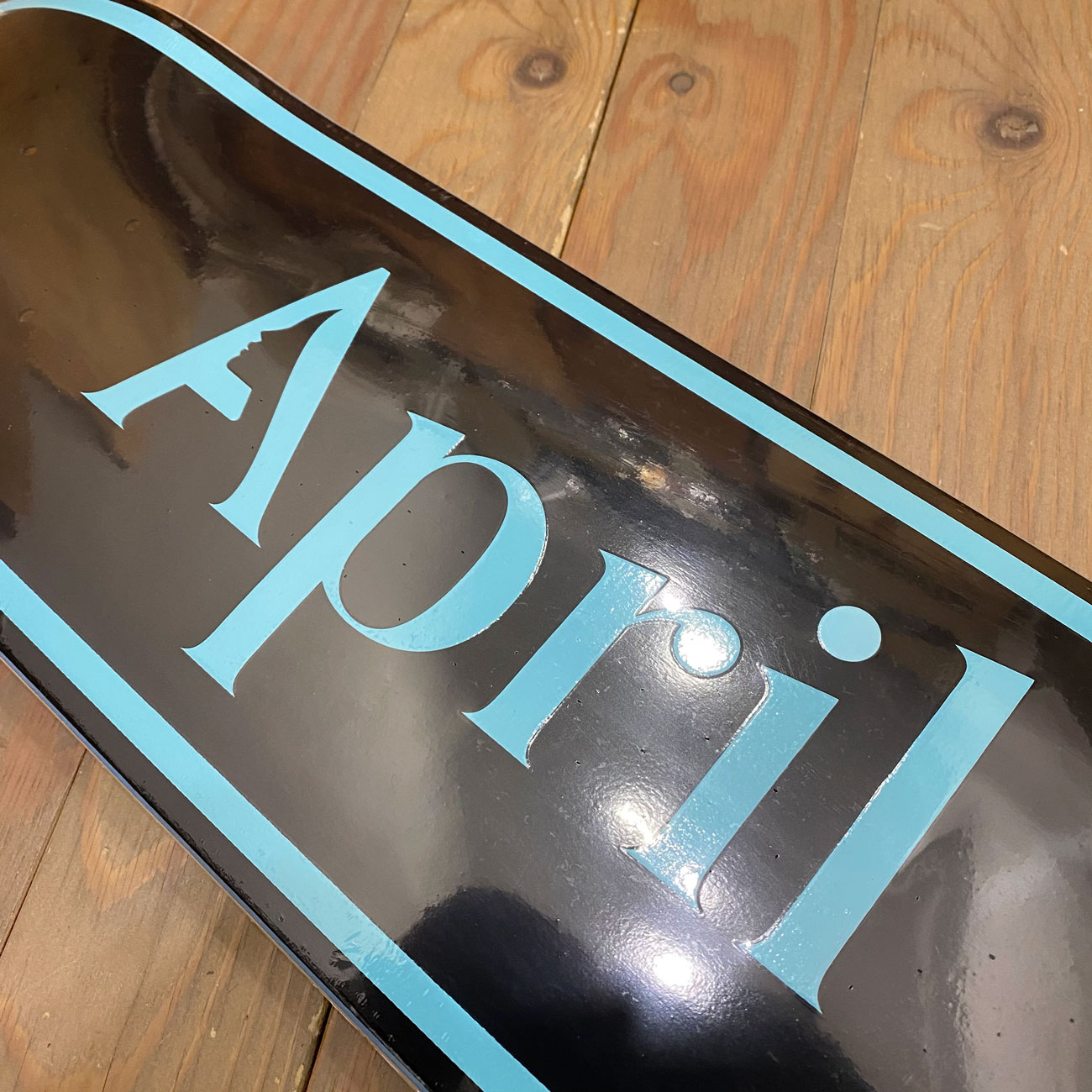 APRIL OG LOGO BLUE BLACK MINI DECK 7.25inch