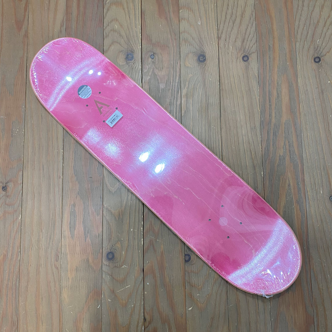 APRIL OG LOGO WHITE PINK MINI DECK 7.37inch