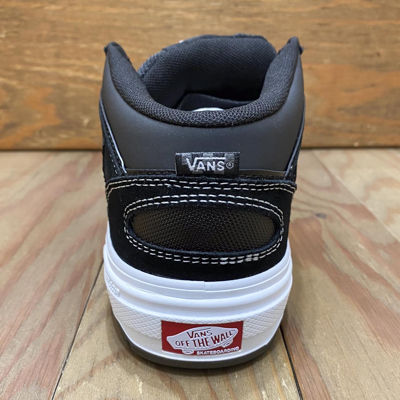 VANS SKATE HALFCAB WAFFLECUP BLACK/WHITE