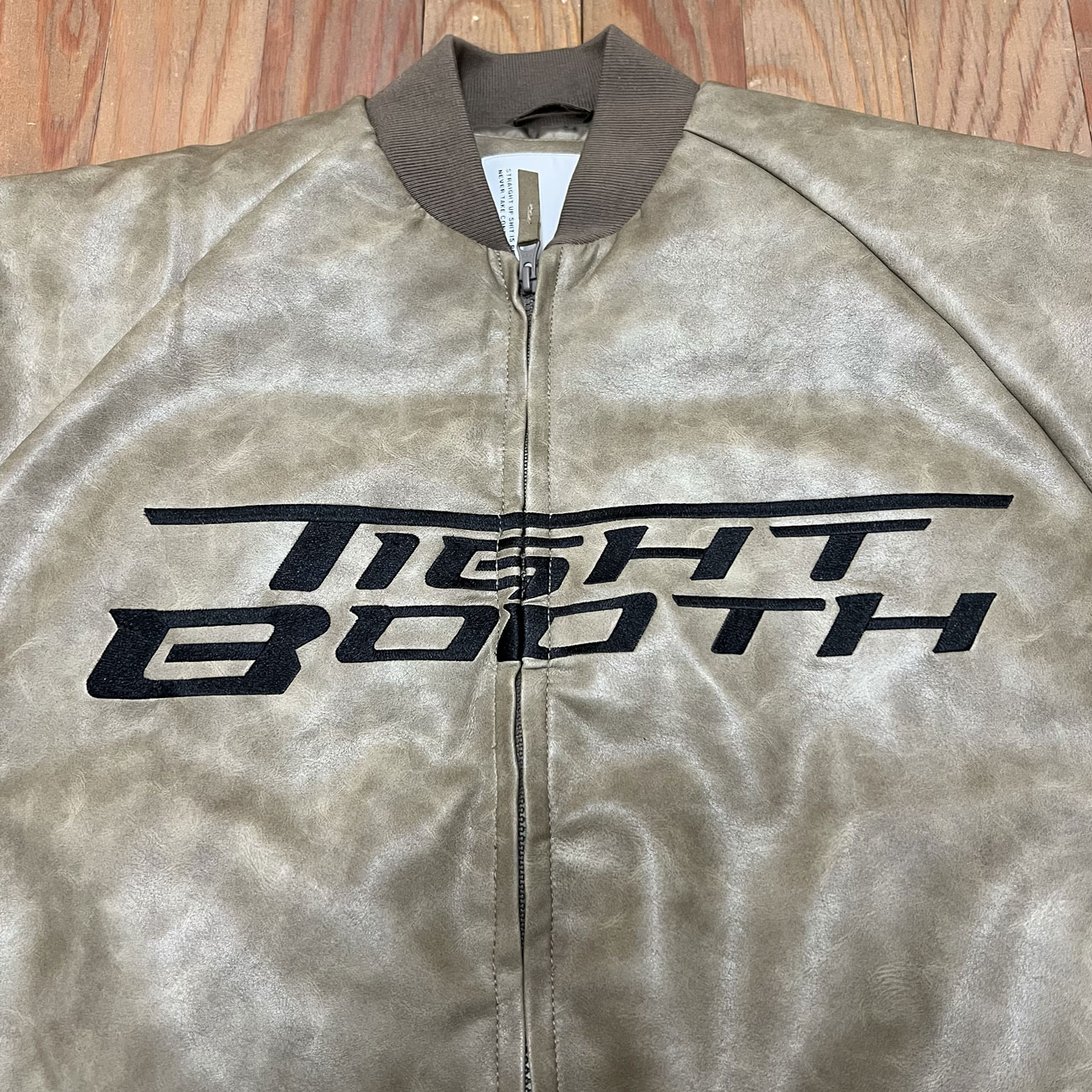 TIGHTBOOTH x SEEDA ADRENALINE LEATHER DOWN JKT