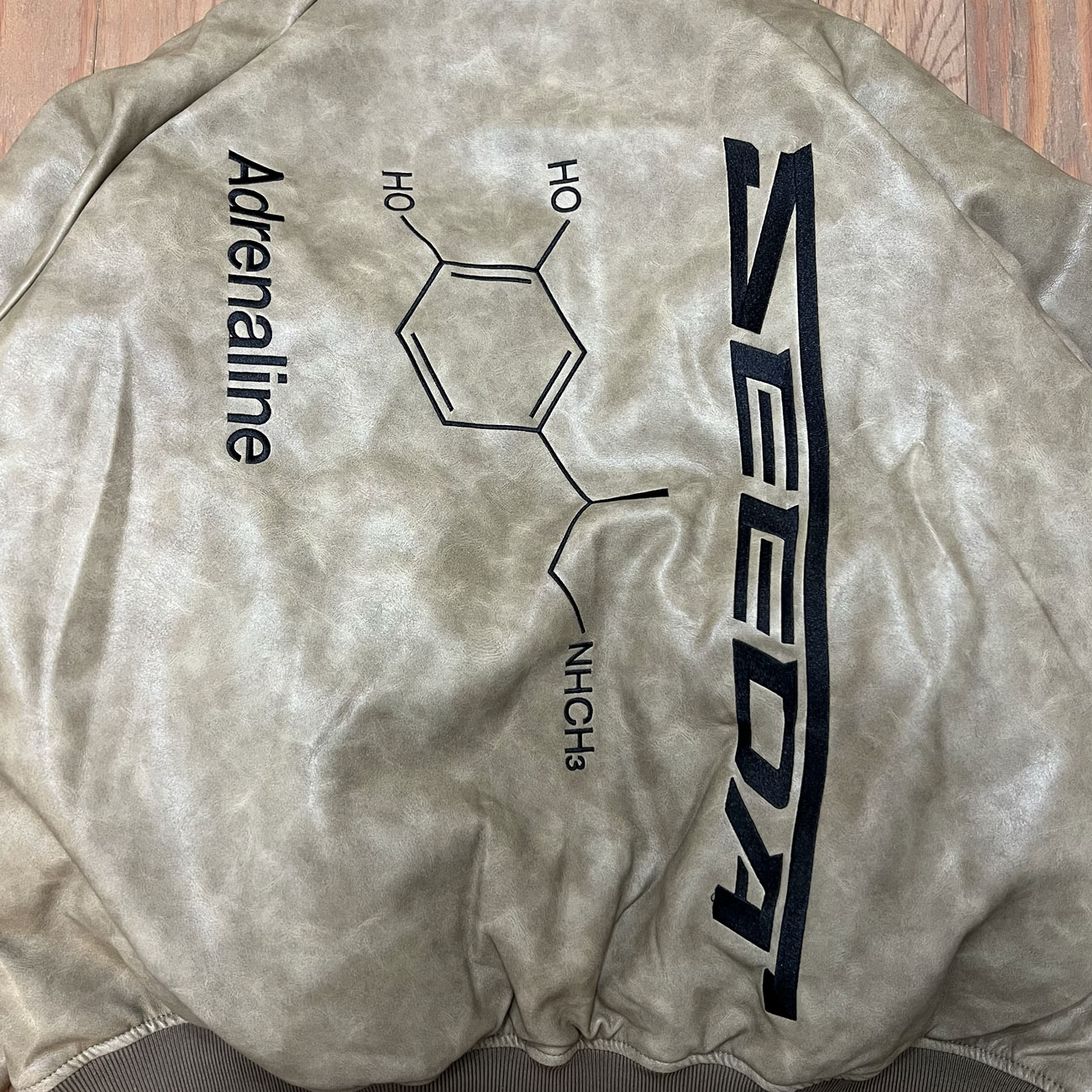 TIGHTBOOTH x SEEDA ADRENALINE LEATHER DOWN JKT