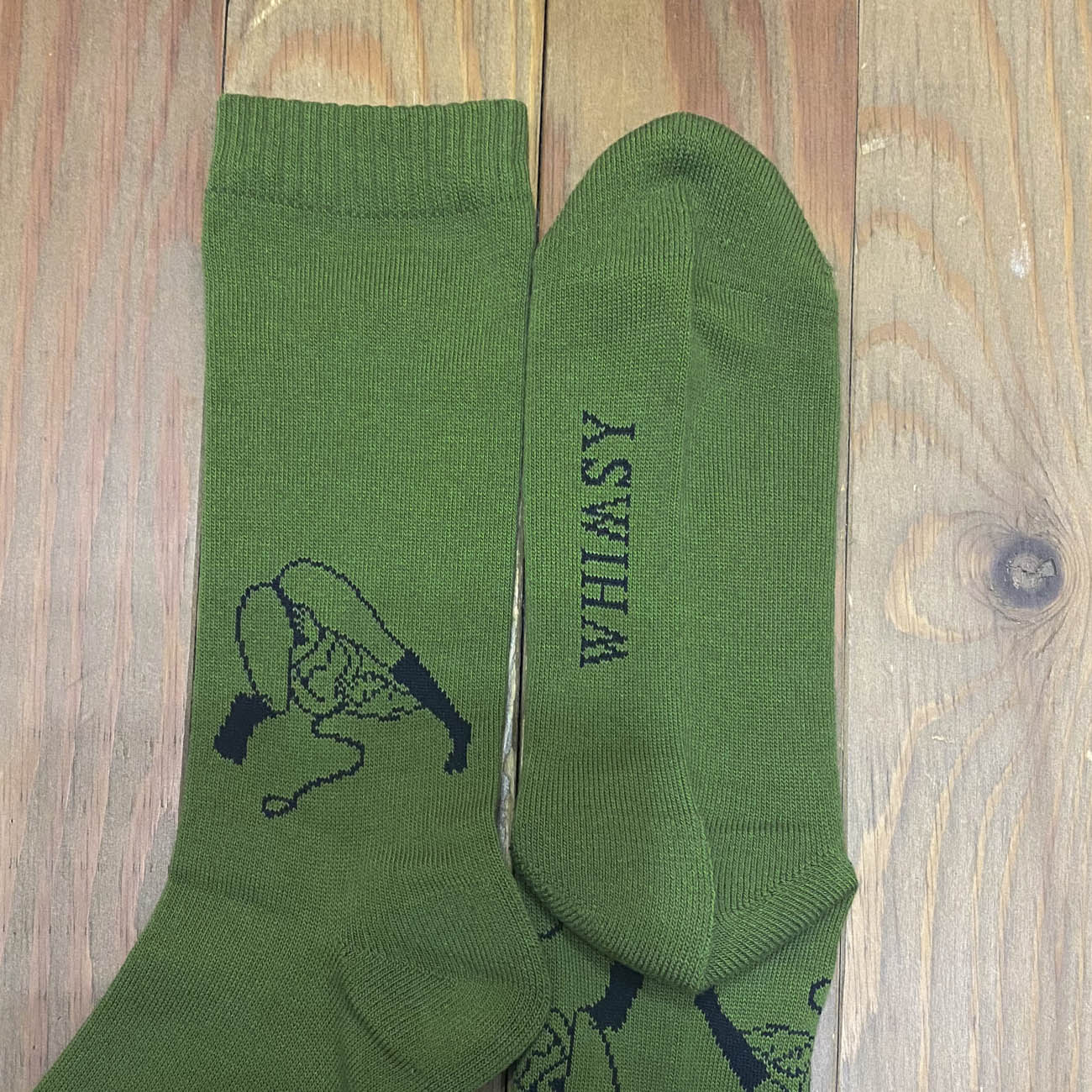WHIMSY MINT SOX OLIVE