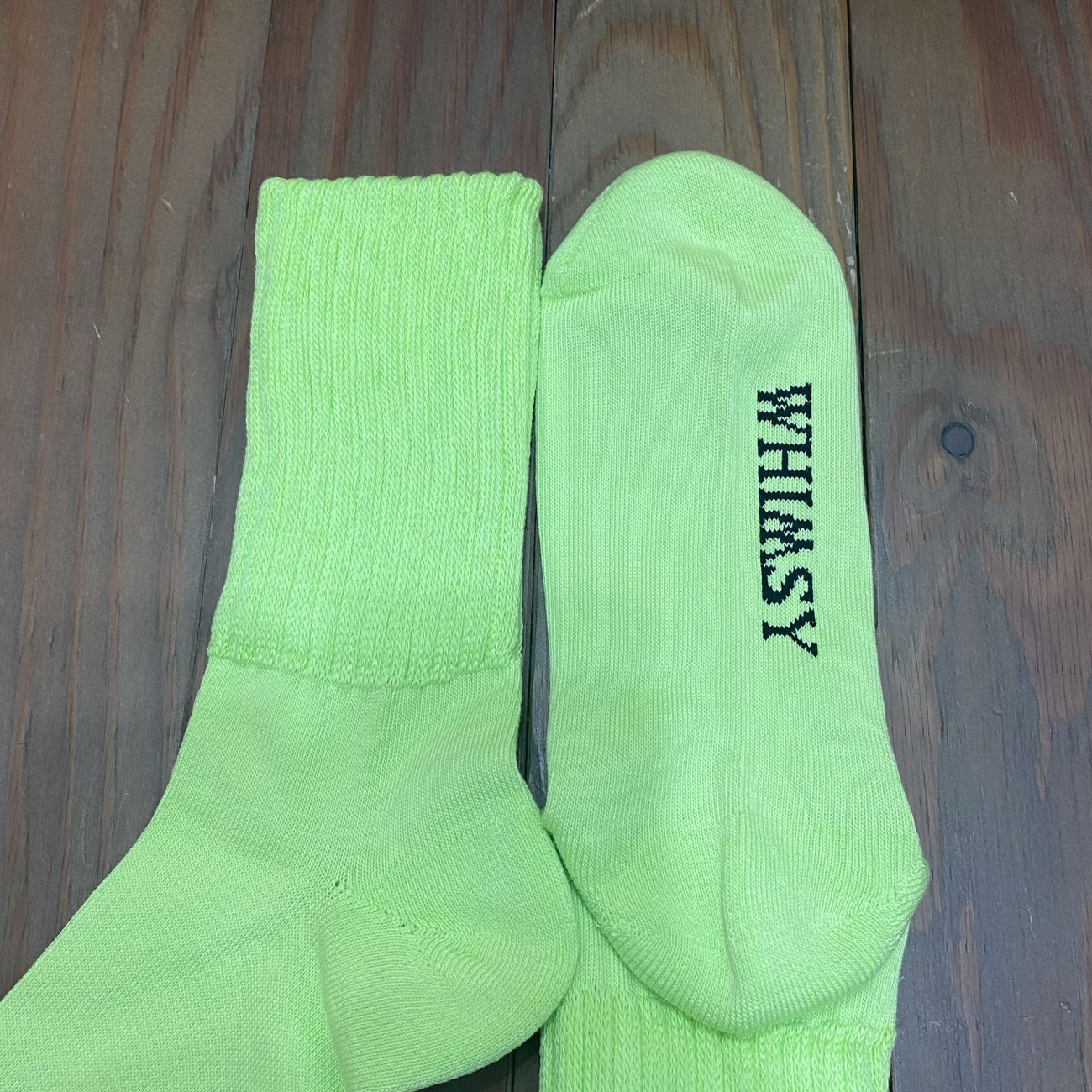 WHIMSY LOOSE SOX LIME