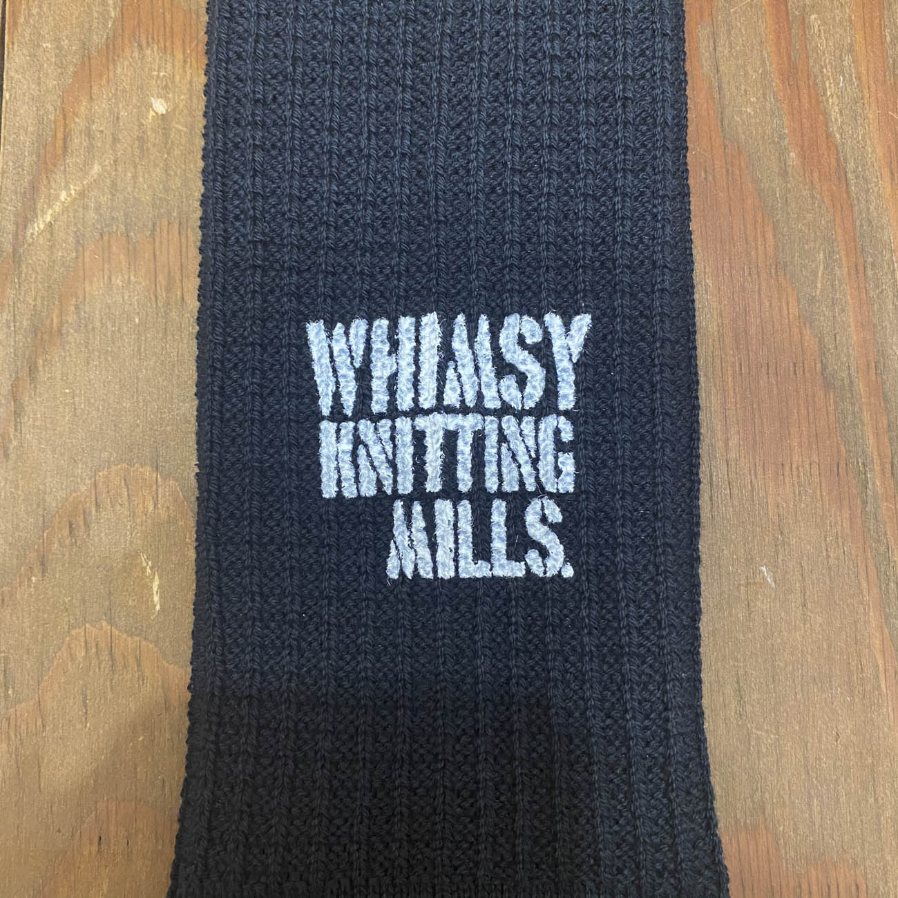 WHIMSY WAFFLE SOX BLACK