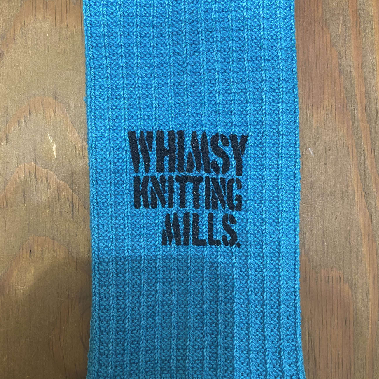 WHIMSY WAFFLE SOX TEAL