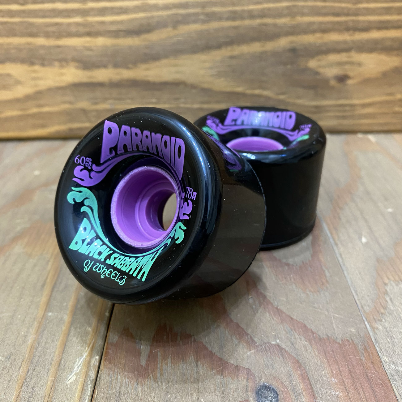 OJ WHEELS SUPER JUICE 78A 60mm BLACK SABBATH PARANOID