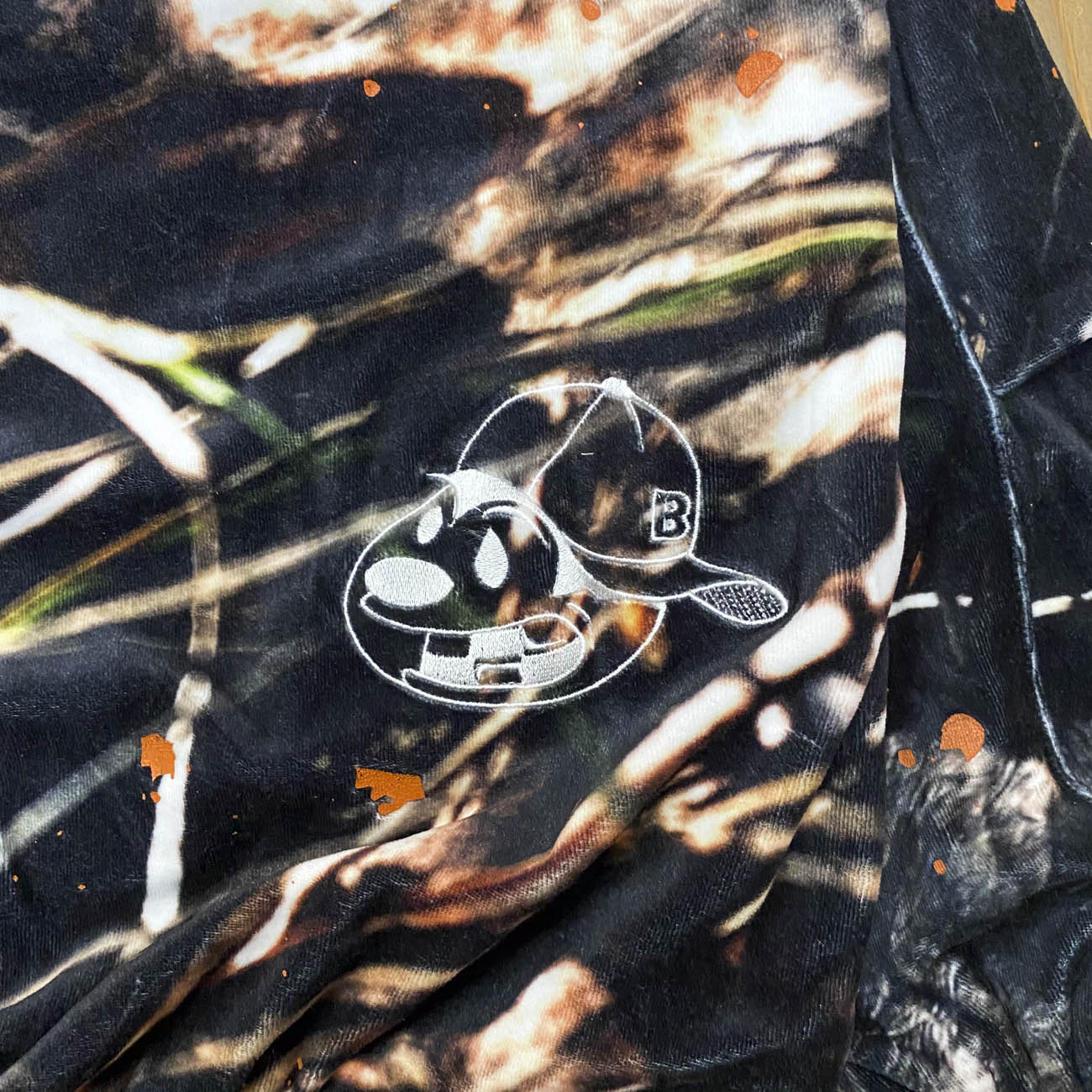 TIGHTBOOTH x BES TACTICAL VELOUR CAMO JKT