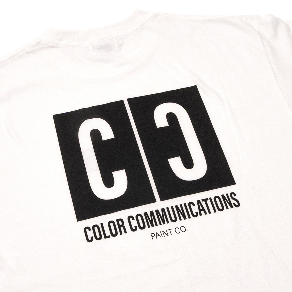 COLOR COMMUNICATIONS CC PAINT CO. TEE WHITE