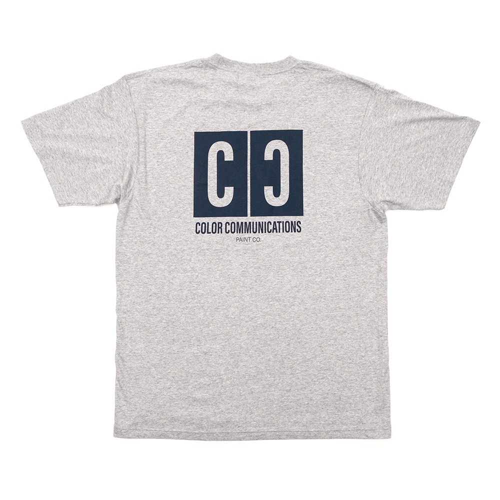 COLOR COMMUNICATIONS CC PAINT CO. TEE GREY