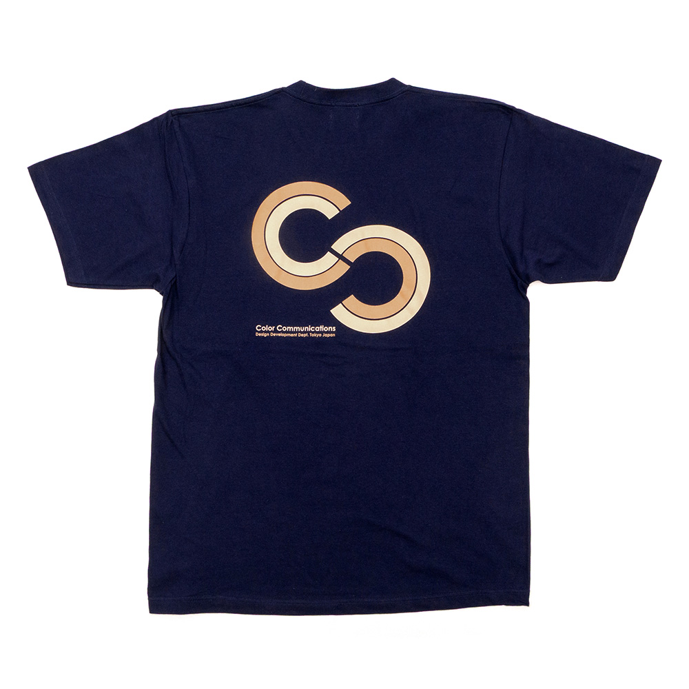 COLOR COMMUNICATIONS CC STRIPE TEE METRO BLUE