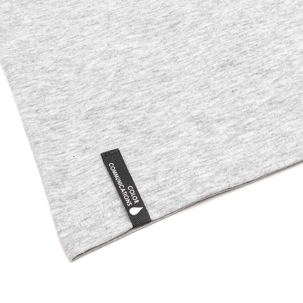 COLOR COMMUNICATIONS WAWA OWL EMB POCKET TEE ASH