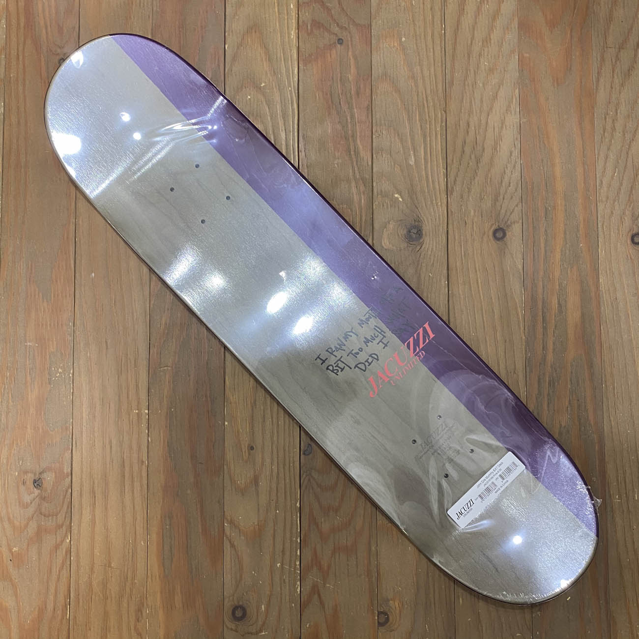 JACUZZI UNLIMITED JOHN DILO MUMMY DECK 7.75/8.25inch