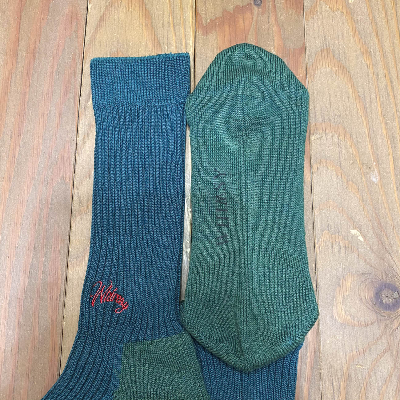 WHIMSY EMJAY SOCKS GREEN