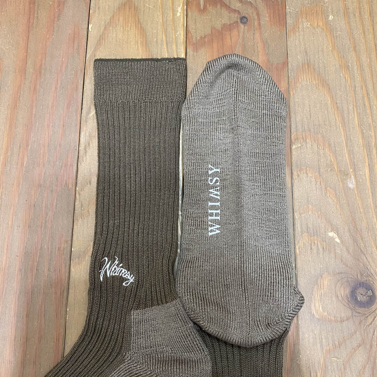 WHIMSY EMJAY SOCKS MOCA