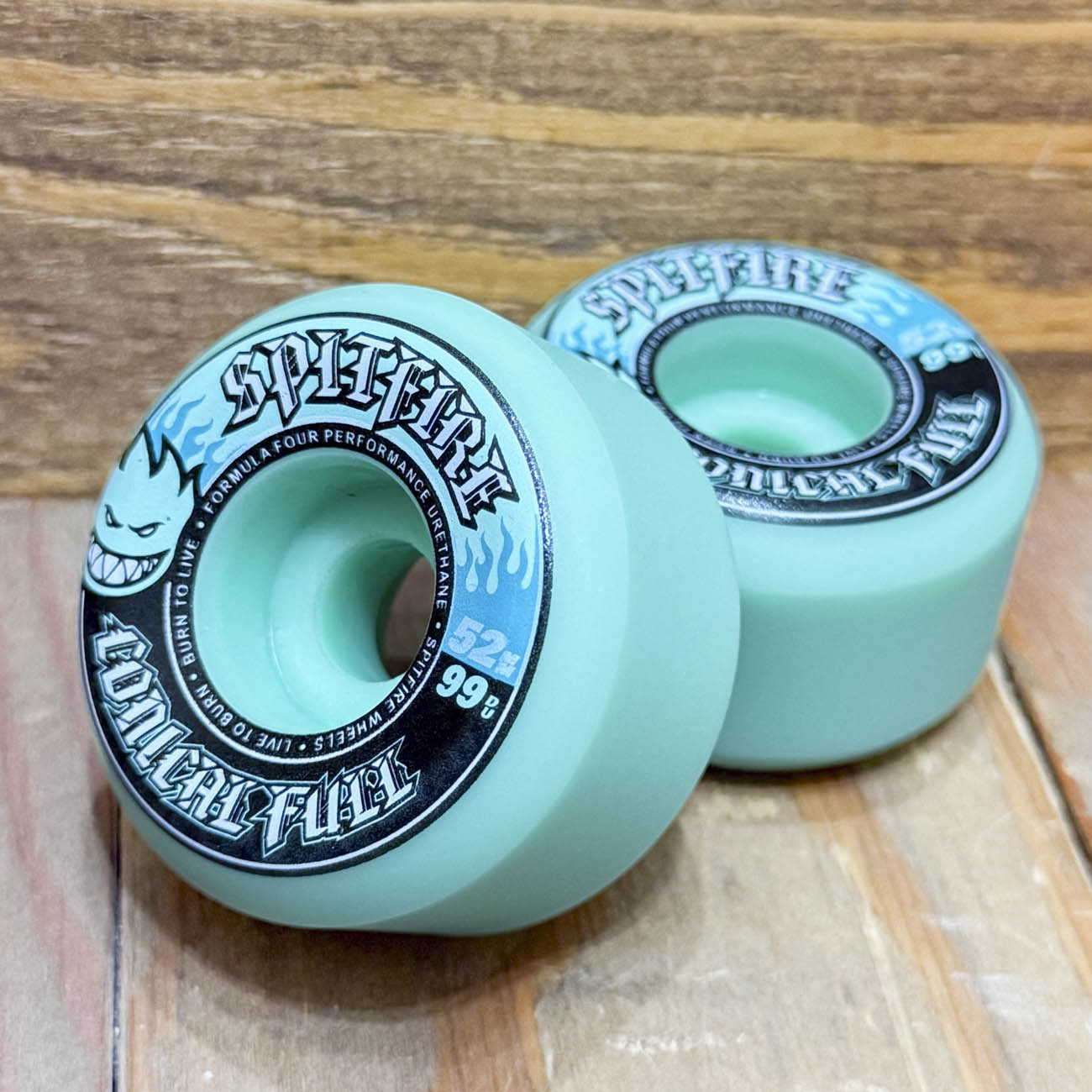 【スクエア】SPITFIRE F4 CONICAL FULL TEAL 99A 52mm