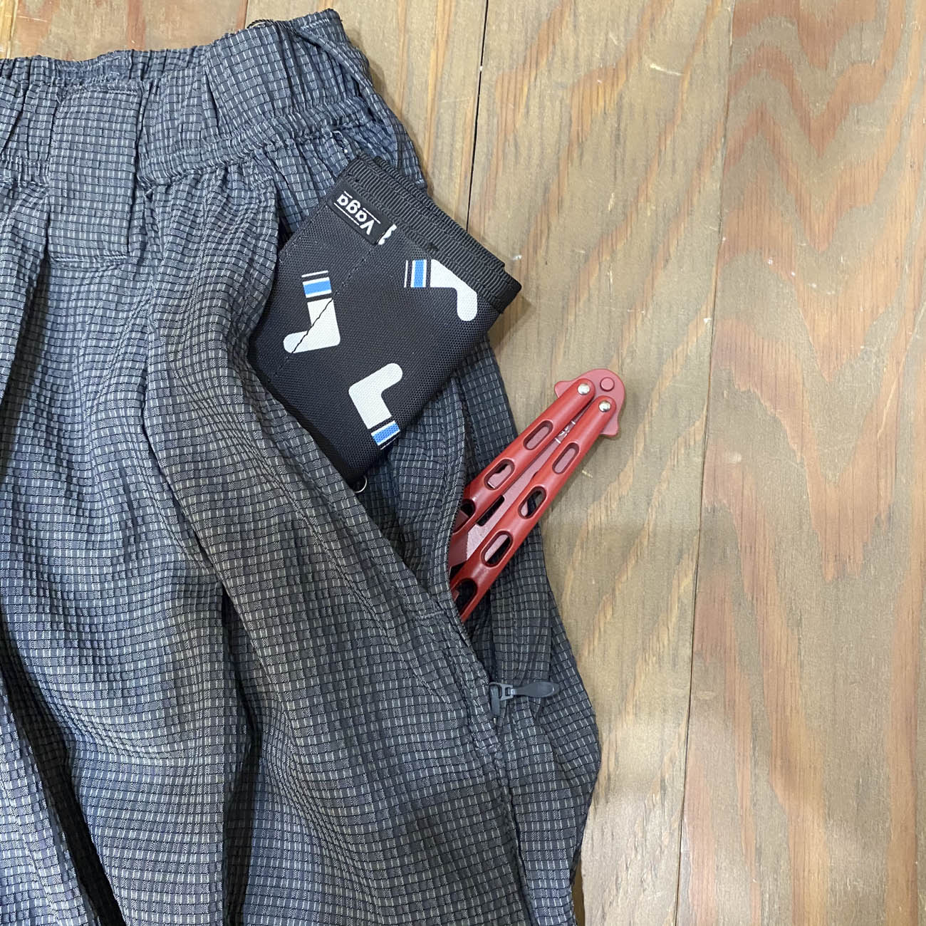 TIGHTBOOTH SEERSUCKER BALLOON PANTS
