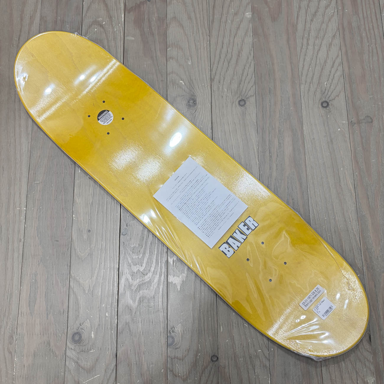 BAKER BRAND LOGO VENEERS BLUE DECK 8.25inch