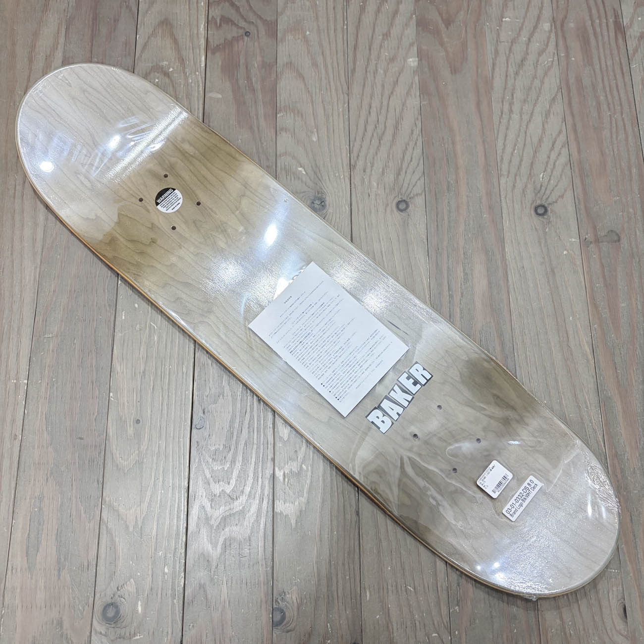 BAKER BRAND LOGO BLACK/WHITE DECK 8.0/8.125inch