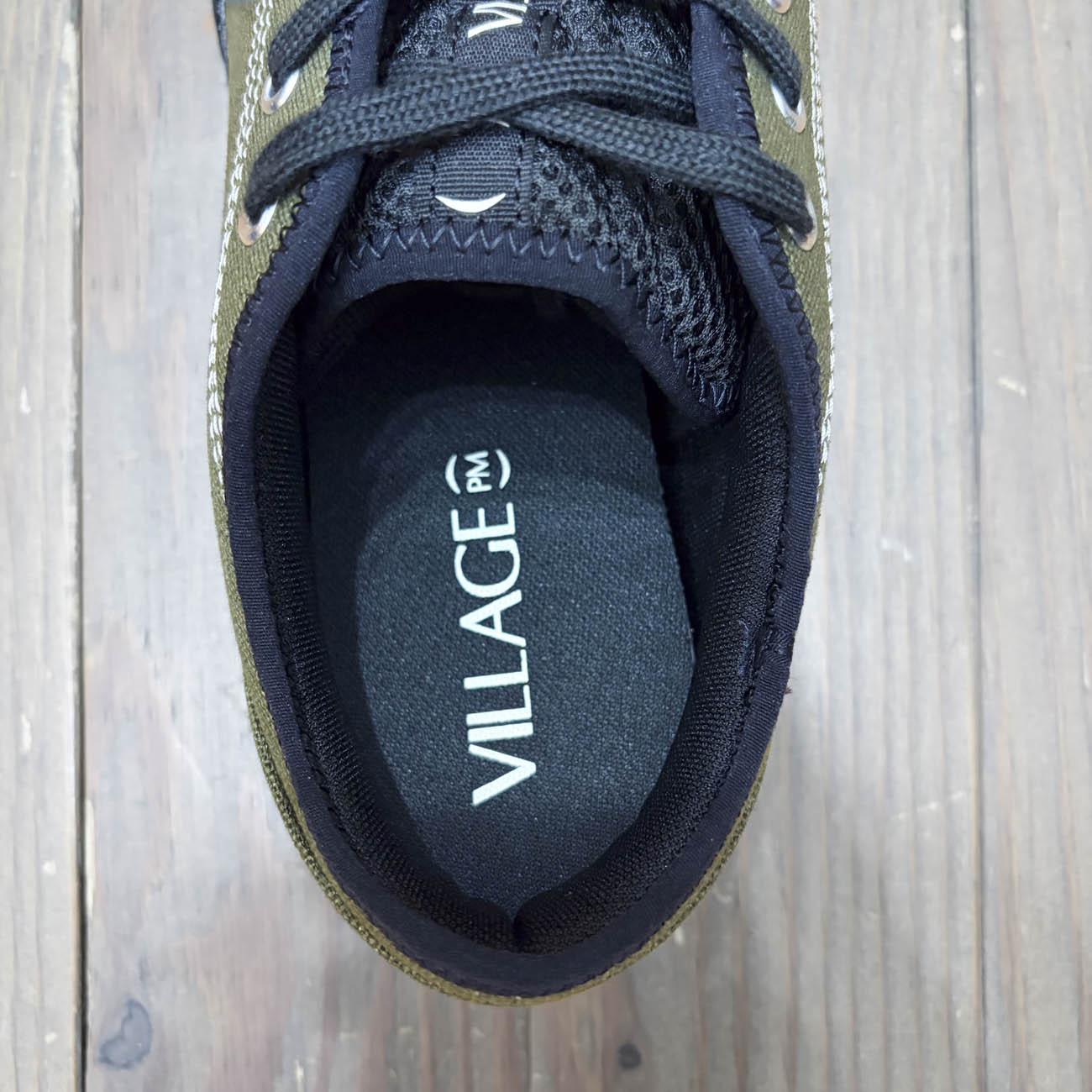 VILLGE PM 1.30PM OLIVE/NATURAL BLACK