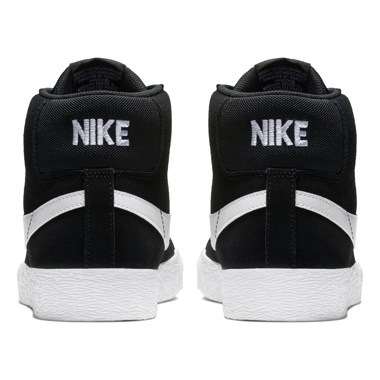nike sb zoom blazer mid black white