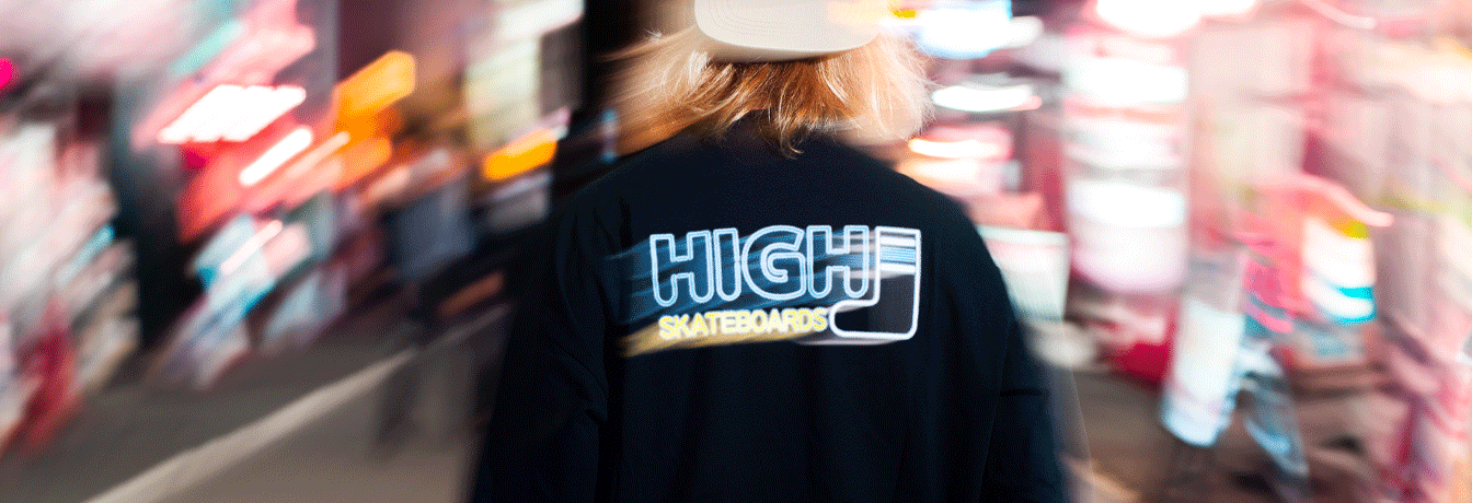 highsox neon logo loose tee